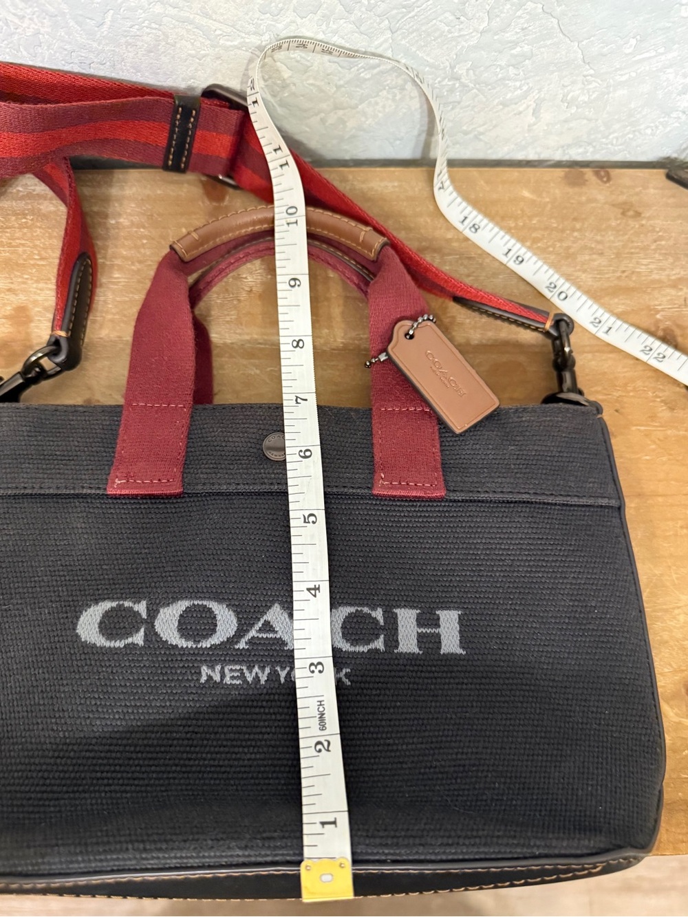 Coach Black Canvas Tote - Picture 14 of 16
